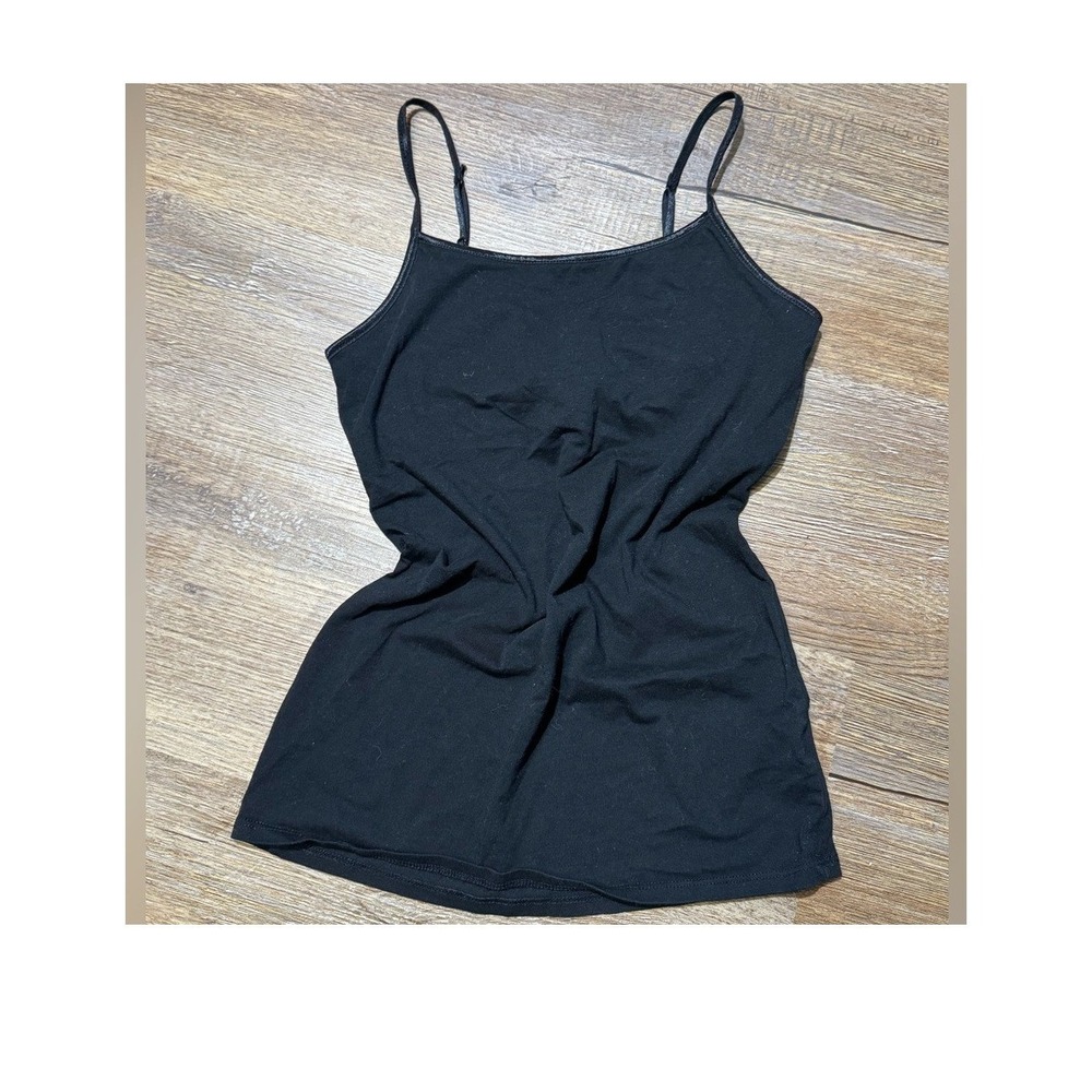 Mossimo Supply Co Women Black Camisole Tank Top Adjustable Straps Small